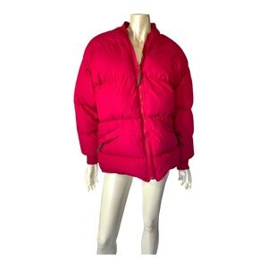 Women's Red Puffer Jacket